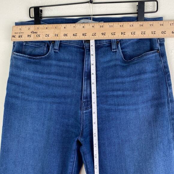 Hudson Barbara Flare Jeans Size 32 Laguna Blue High Rise Stretch Casual Staple - Picture 13 of 14